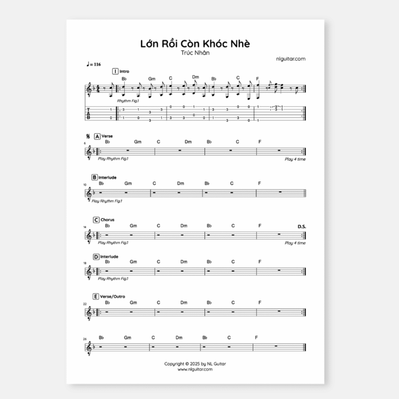 Lớn Rồi Còn Khóc Nhè - Trúc Nhân