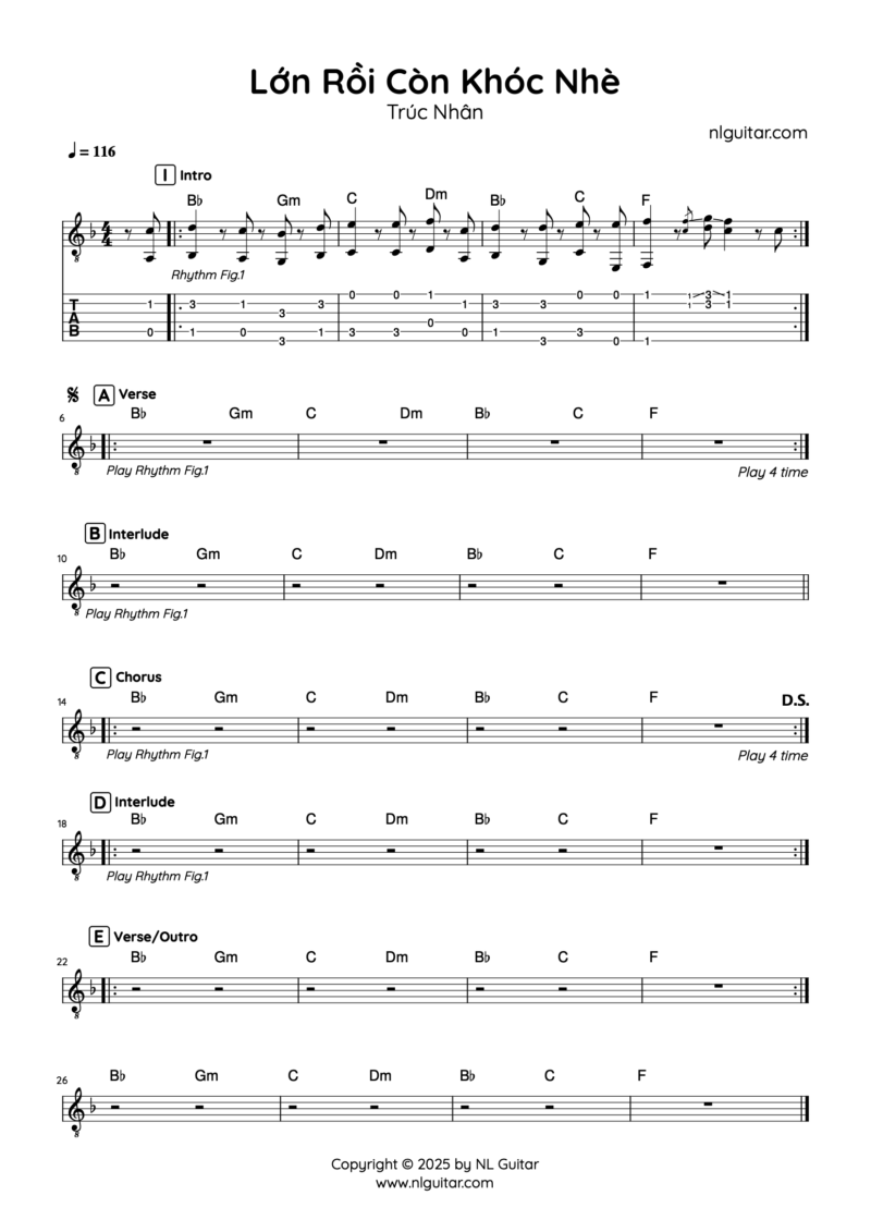 Lớn Rồi Còn Khóc Nhè - Trúc Nhân