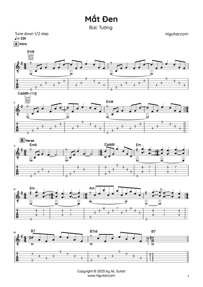 Mắt Đen - Bức Tường