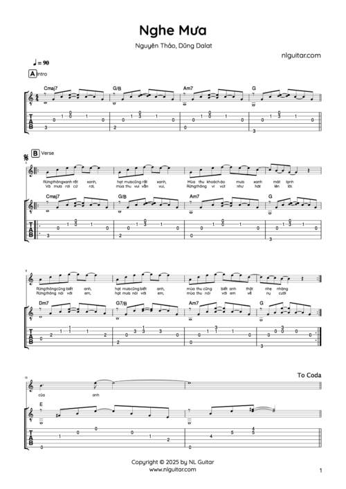 Nghe Mưa - Nguyên Thảo