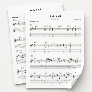 Risk It All - Bruno Mars [Guitar Tab]