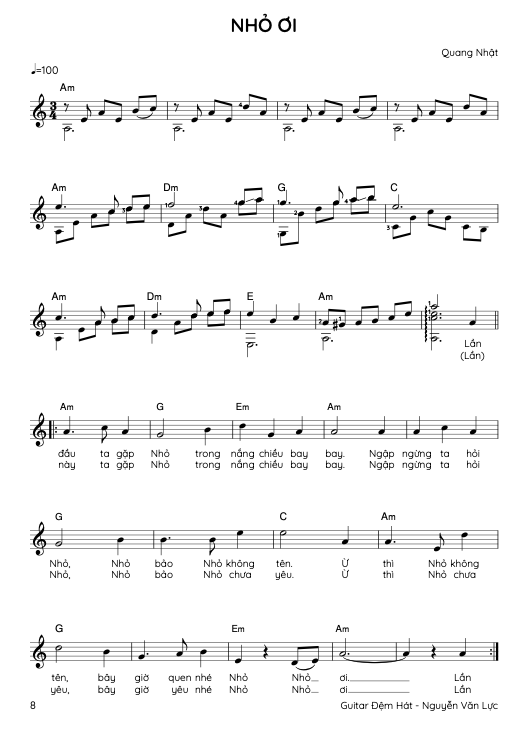 Guitar Đệm Hát  - Book 1